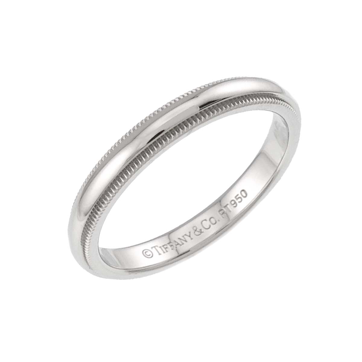 Milgrain Band Ring Platinum size8.25(US)