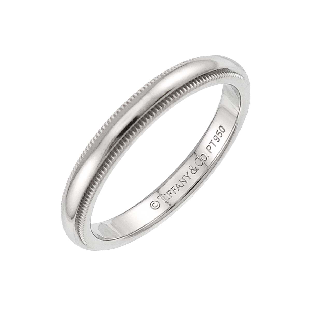 Milgrain Band Ring Platinum size8.25(US)