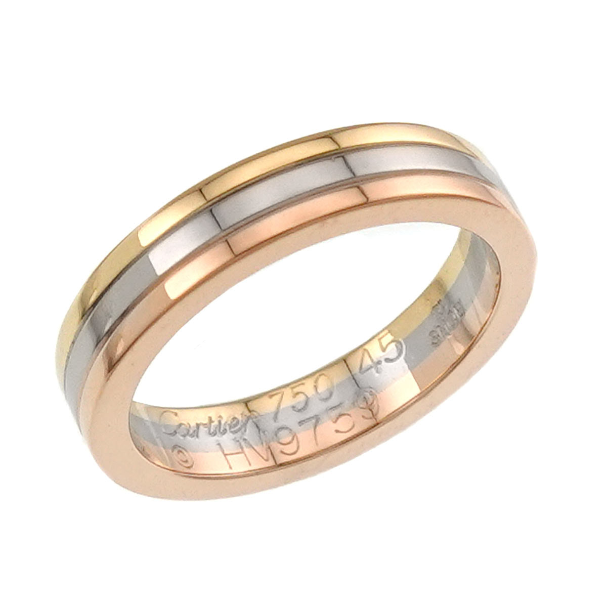 Vendome Ring 18K YG WG PG 750 size45 3.25(US)