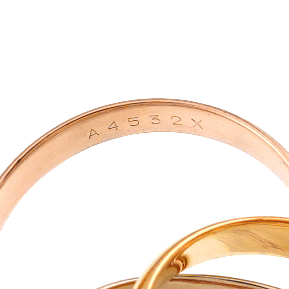 Trinity MM Ring 18K YG WG PG 750 Size56 7.5(US)