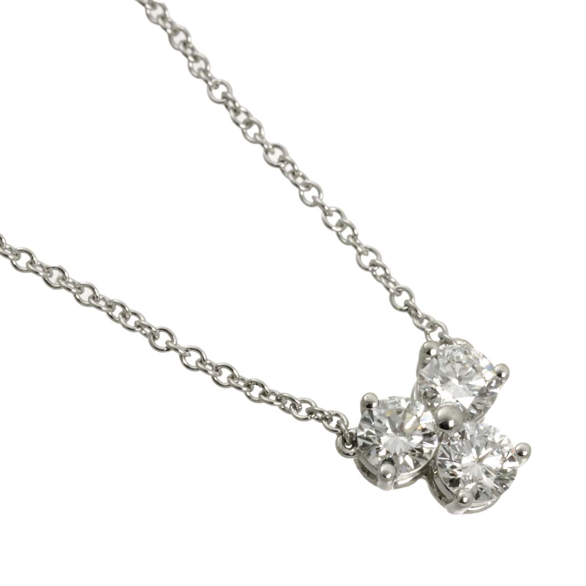 Aria Diamond 3P Necklace Platinum