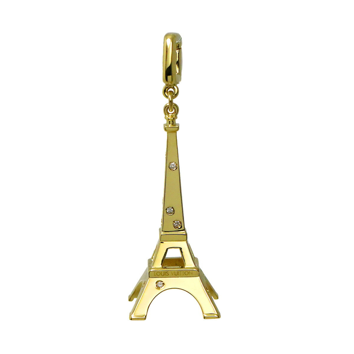 Diamond Charm Pendant Top 18K YG 750
