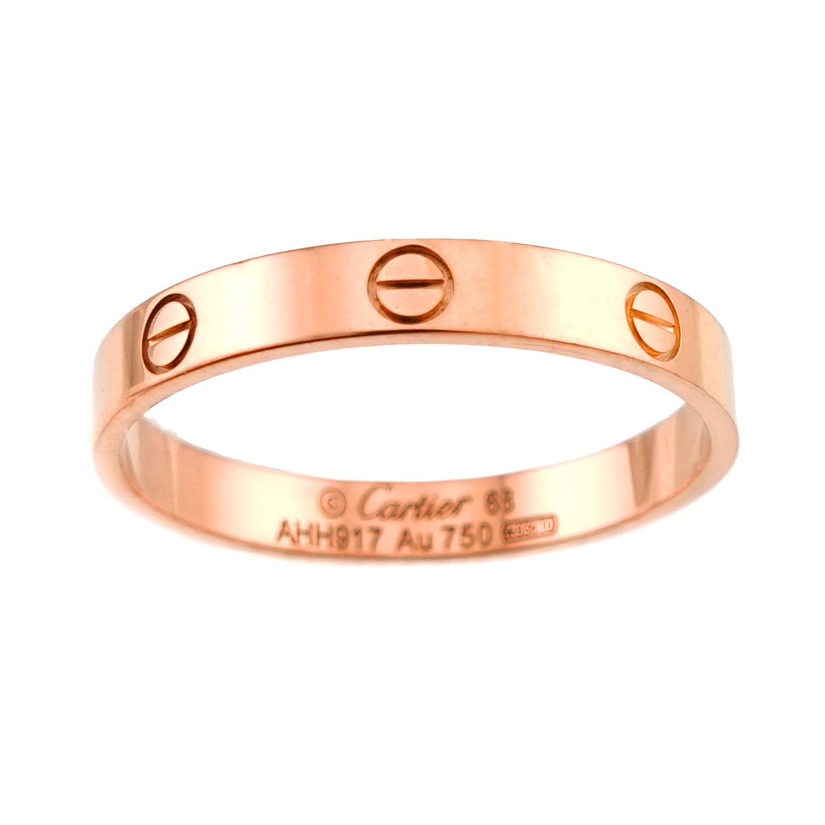 Mini Love Ring 18K Pink Gold 750 size68 12(US)