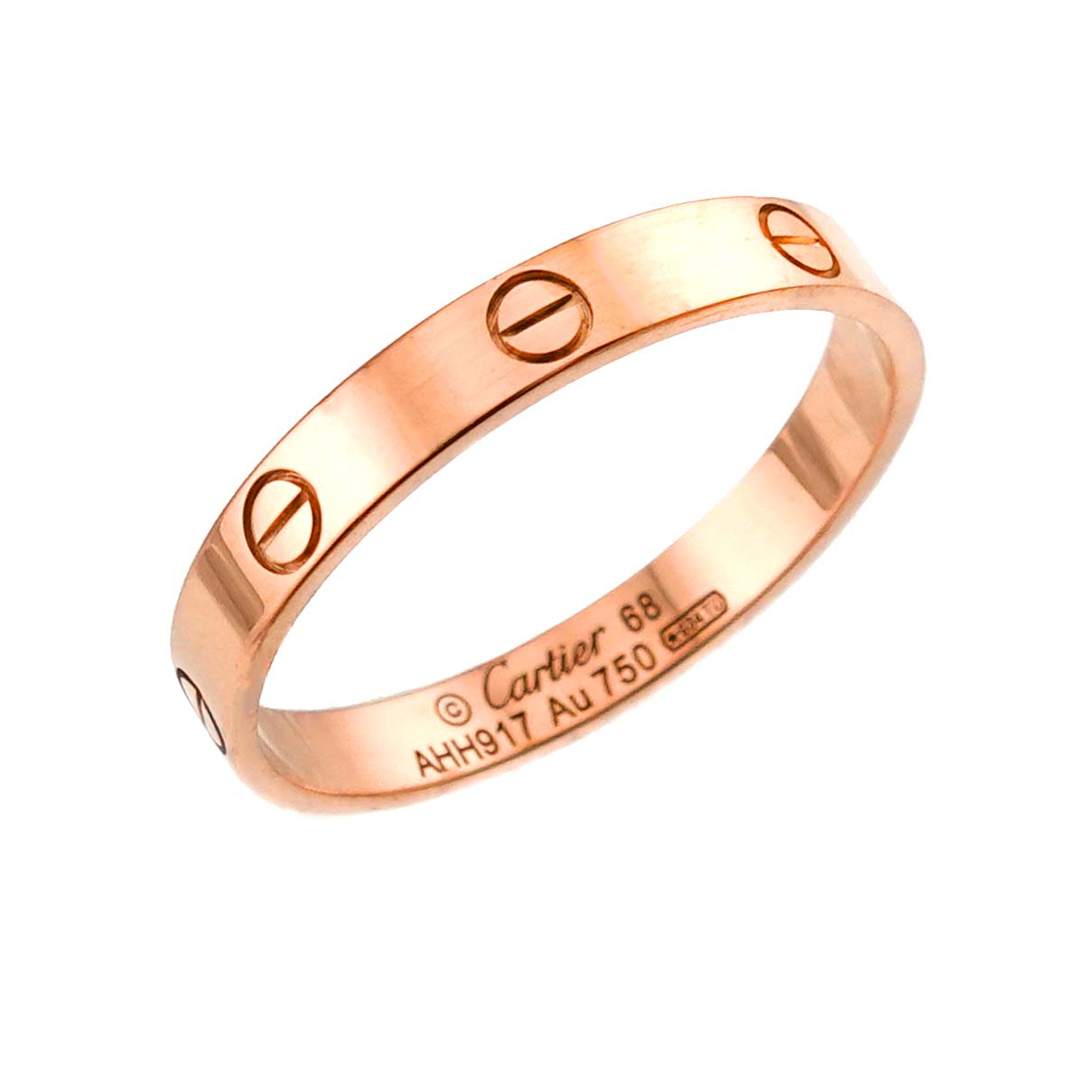 Mini Love Ring 18K Pink Gold 750 size68 12(US)