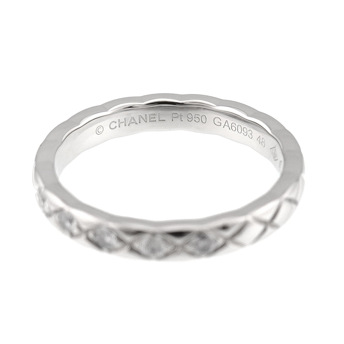 Coco Crush SM Diamond Ring Pt Platinum size48 4.5(US)