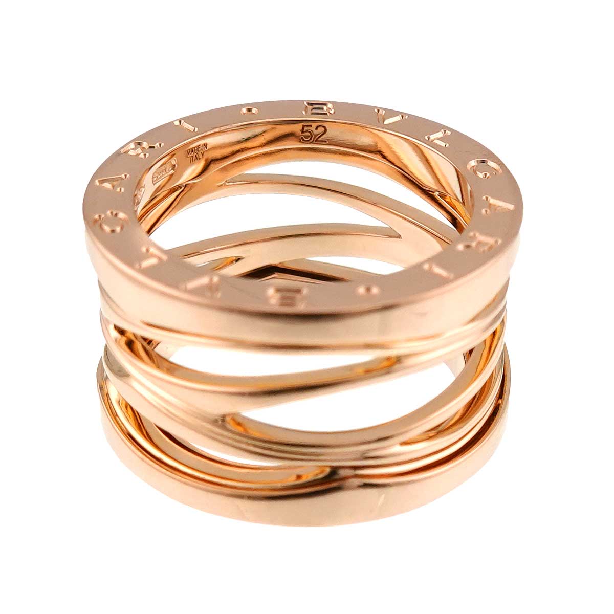 B-zero1 Legend Ring 18K PG Pink Gold 750 size52 5.5-5.75(US)