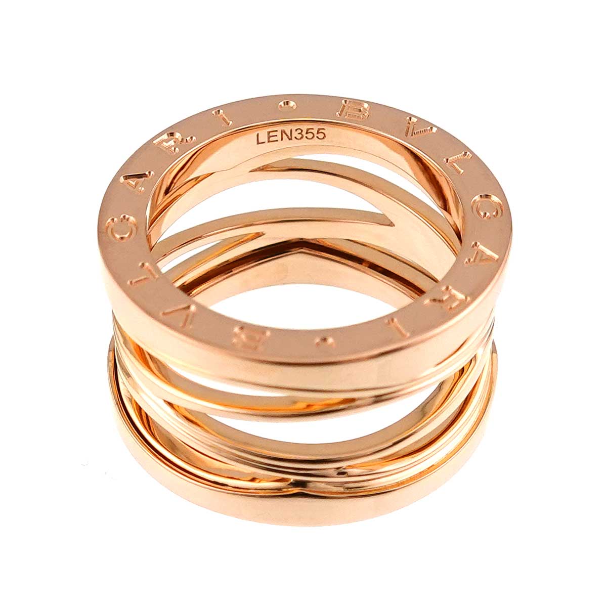B-zero1 Legend Ring 18K PG Pink Gold 750 size52 5.5-5.75(US)