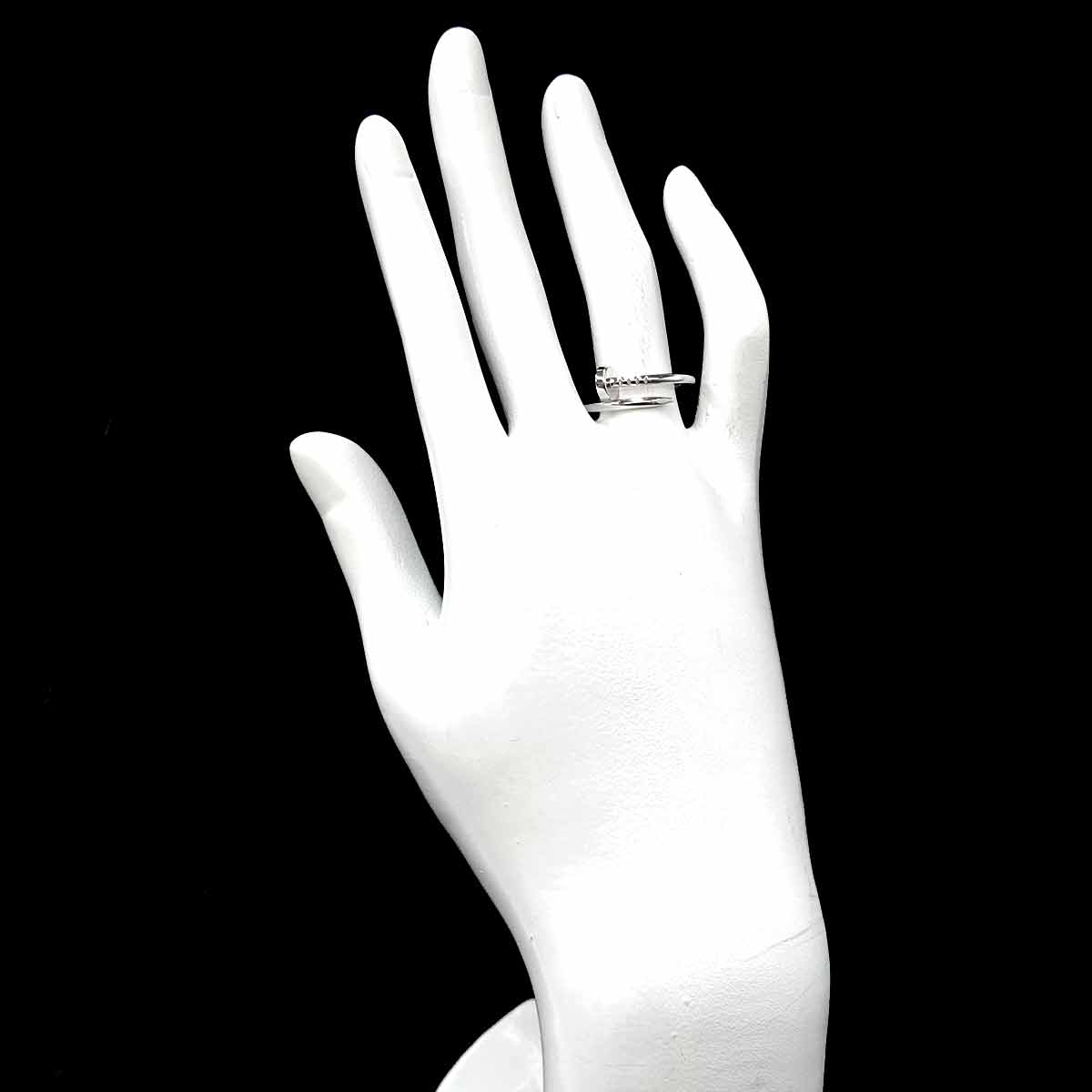 JUSTE UN CLOU SM Ring 18K WG 750 Size54 6.75(US)