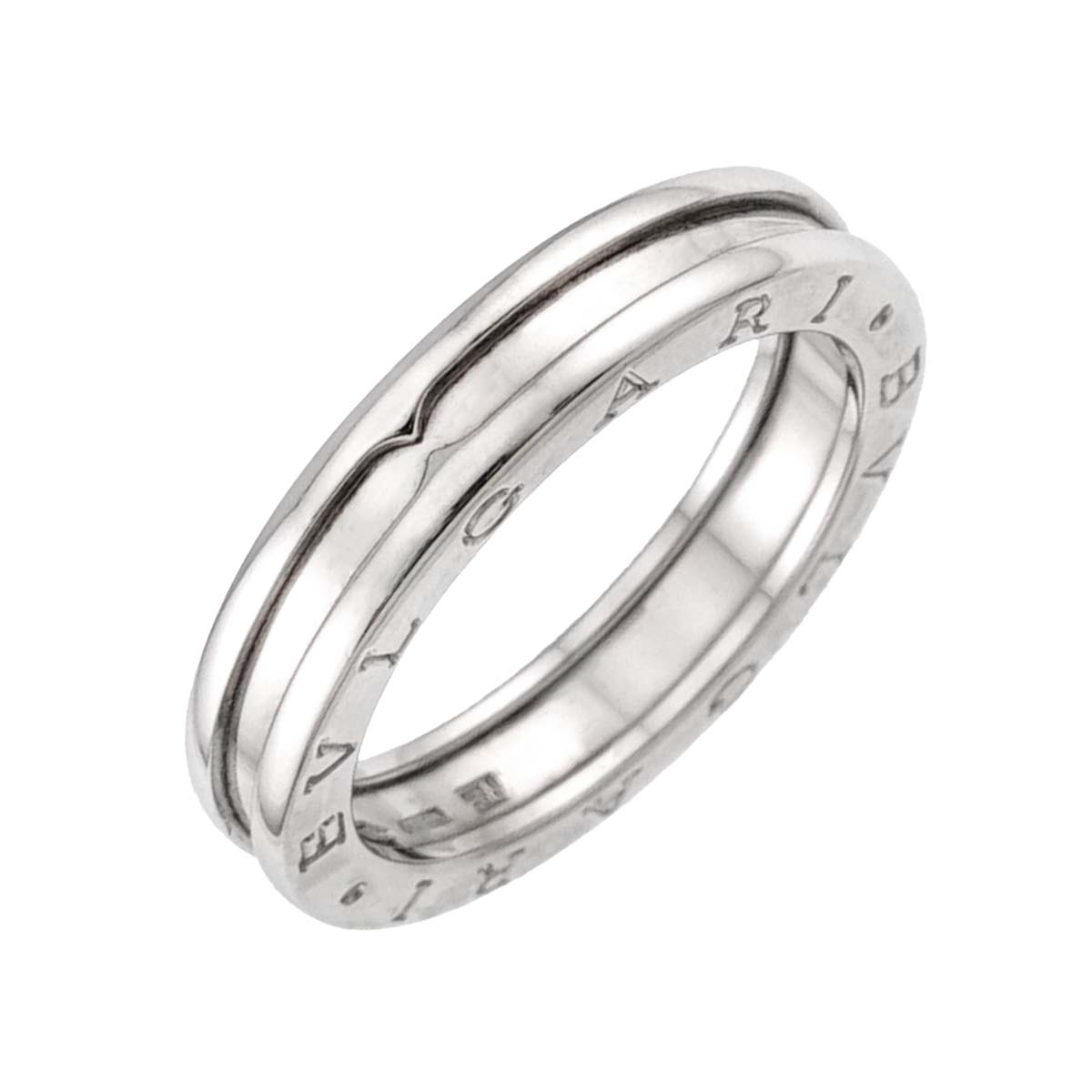 B-ZERO1 1 BAND Ring 18K White Gold 750 Size62 9.5-9.75(US)