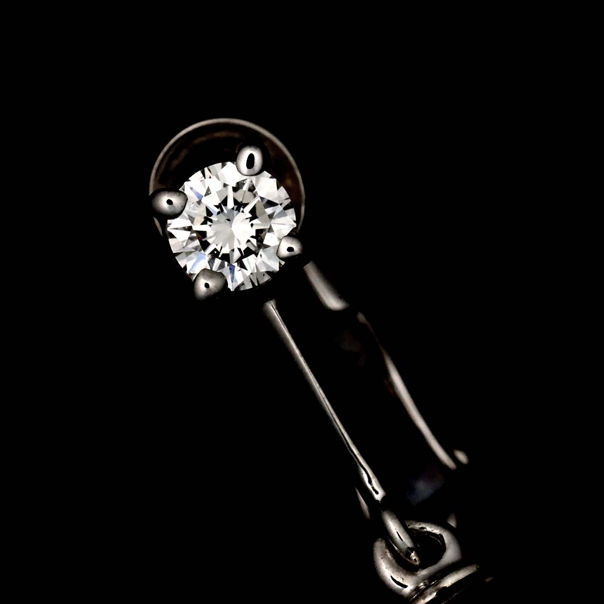 South Sea pearl Diamond Earrings Clip on 18K WG White Gold 750
