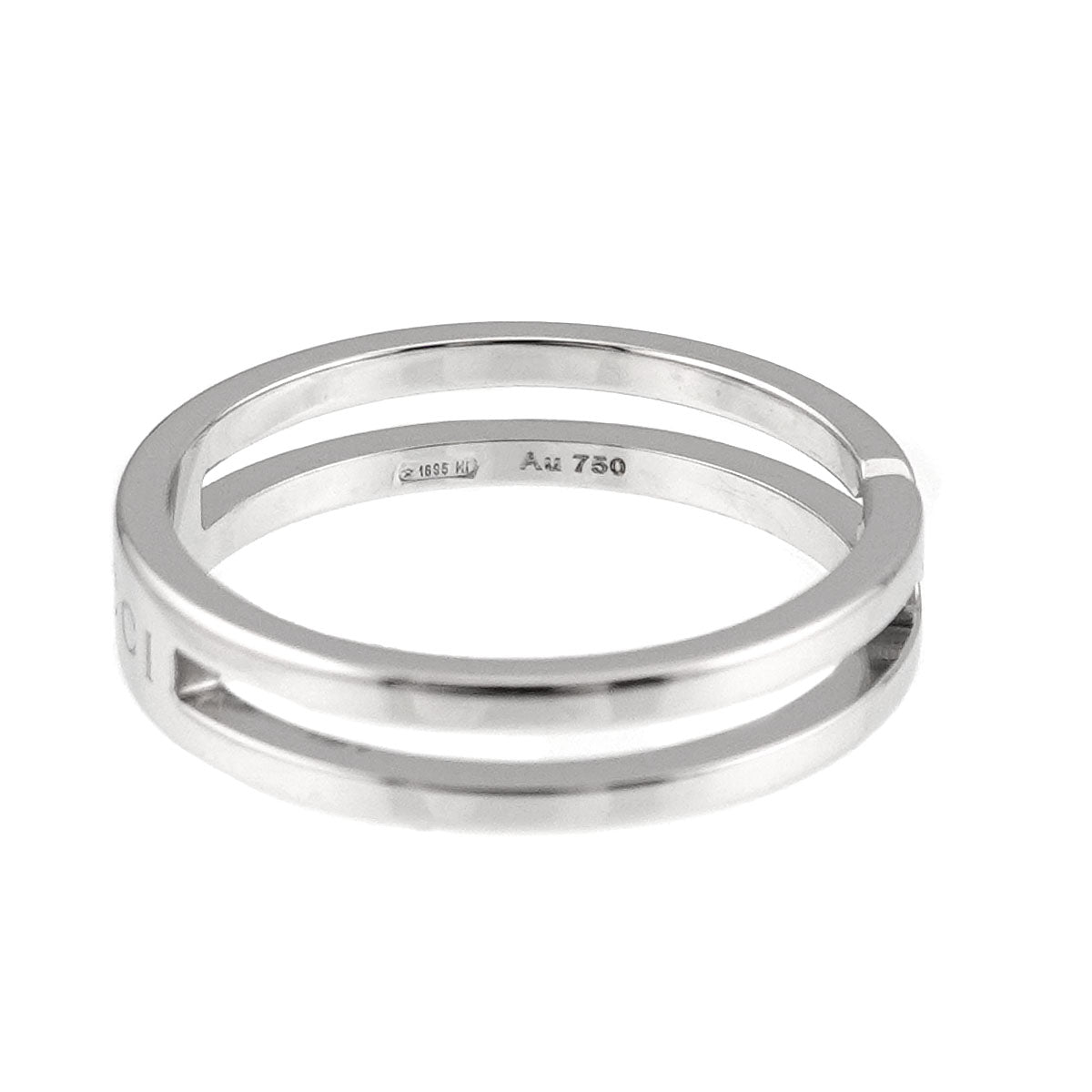 Infinity Ring 18K White Gold 750 Size10 5-5.25(US)