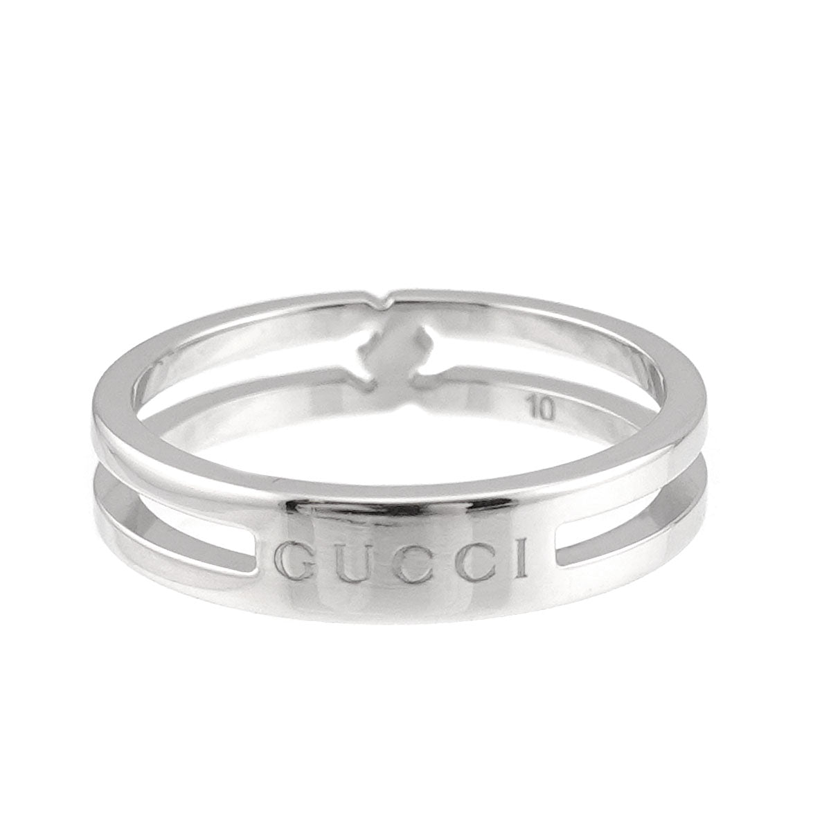 Infinity Ring 18K White Gold 750 Size10 5-5.25(US)