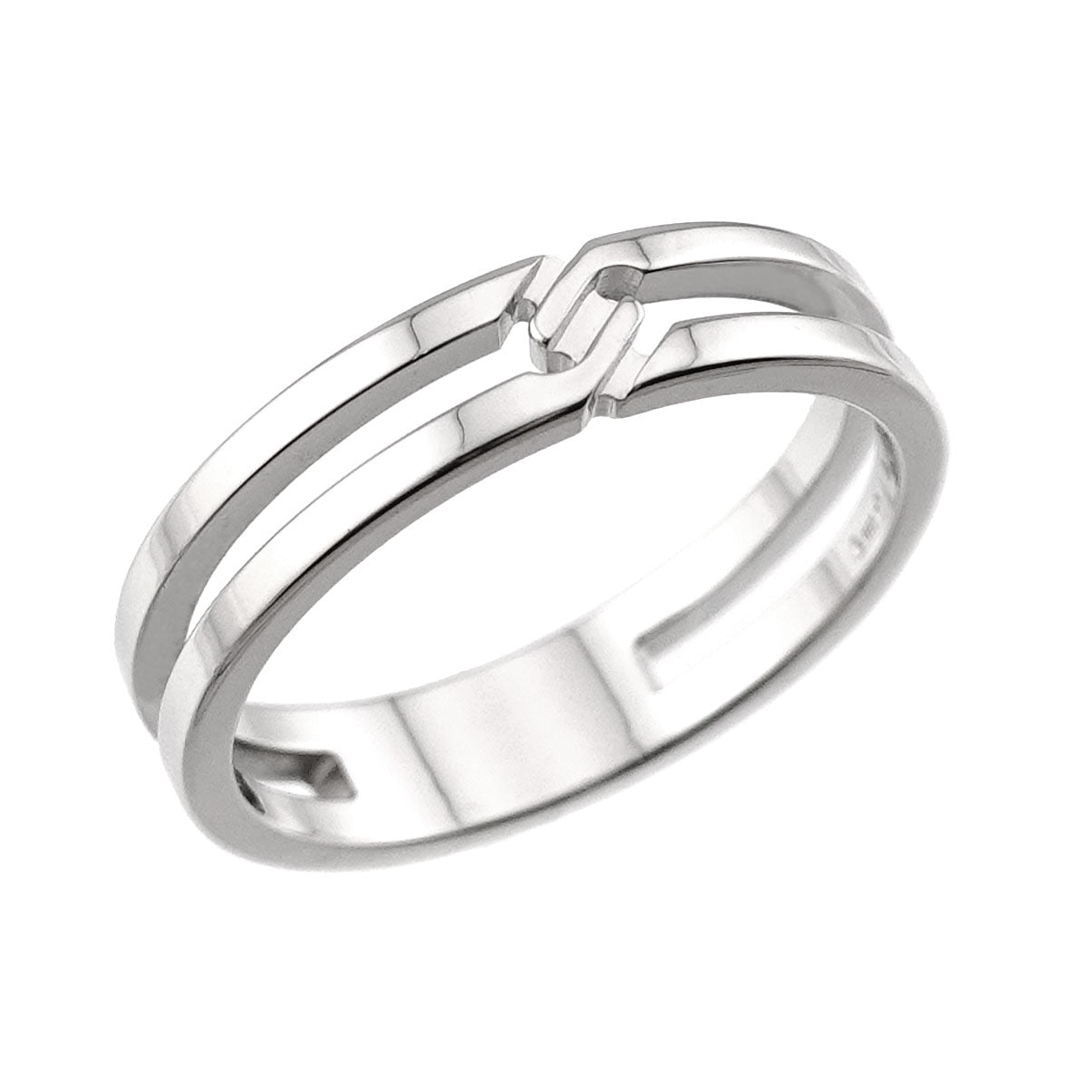 Infinity Ring 18K White Gold 750 Size10 5-5.25(US)