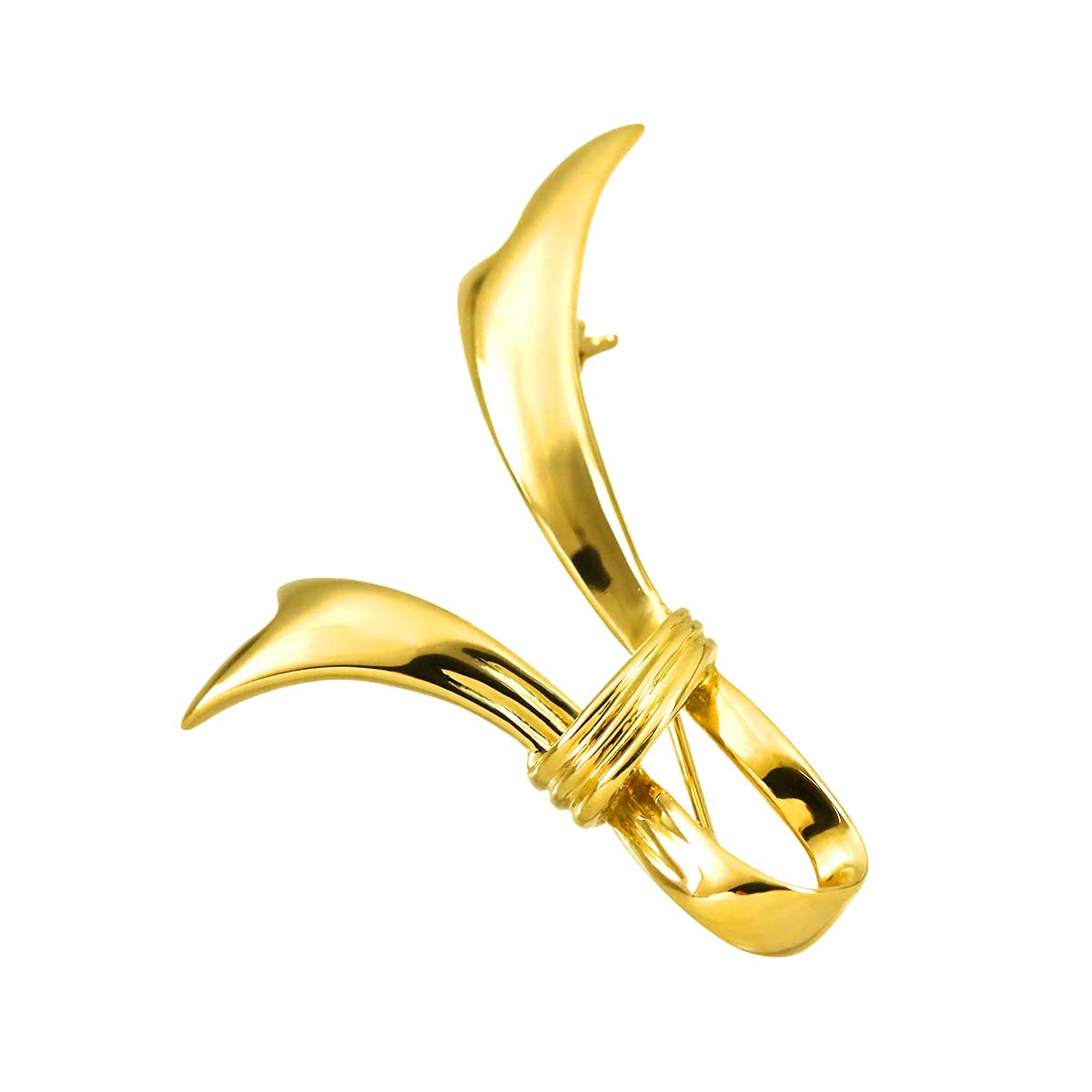 Brooch 18K YG 750