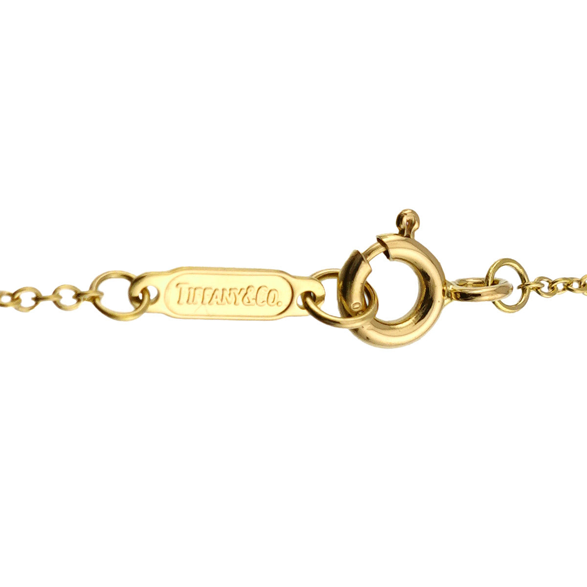 Cross stitch Necklace 18K Yellow Gold 750