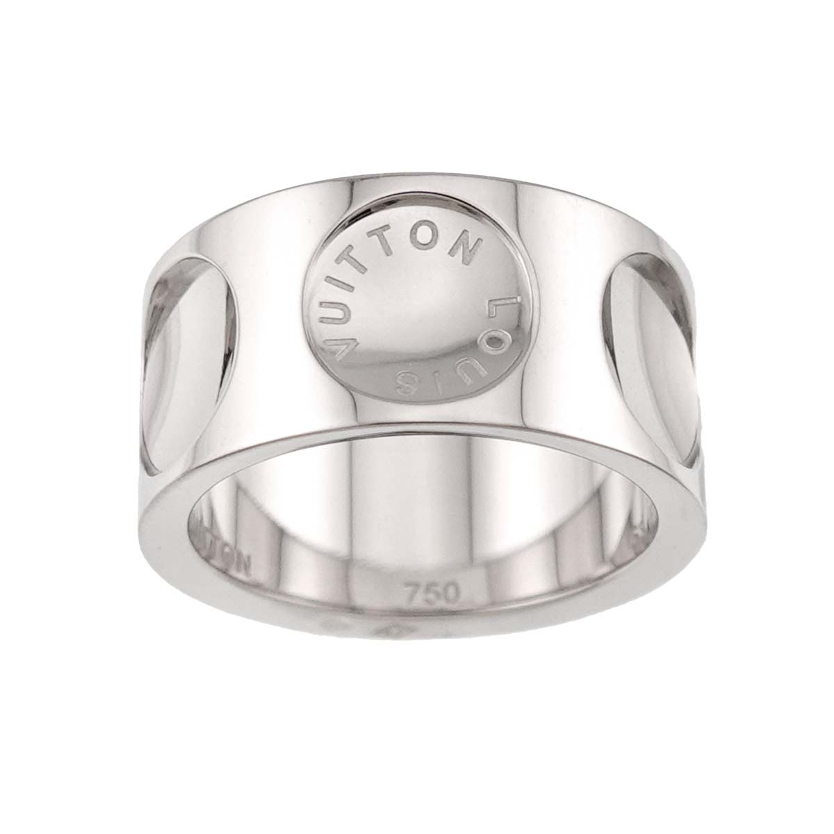 Petit Bague Empreinte Ring 18K WG 750 size53 6.25-6.5(US)