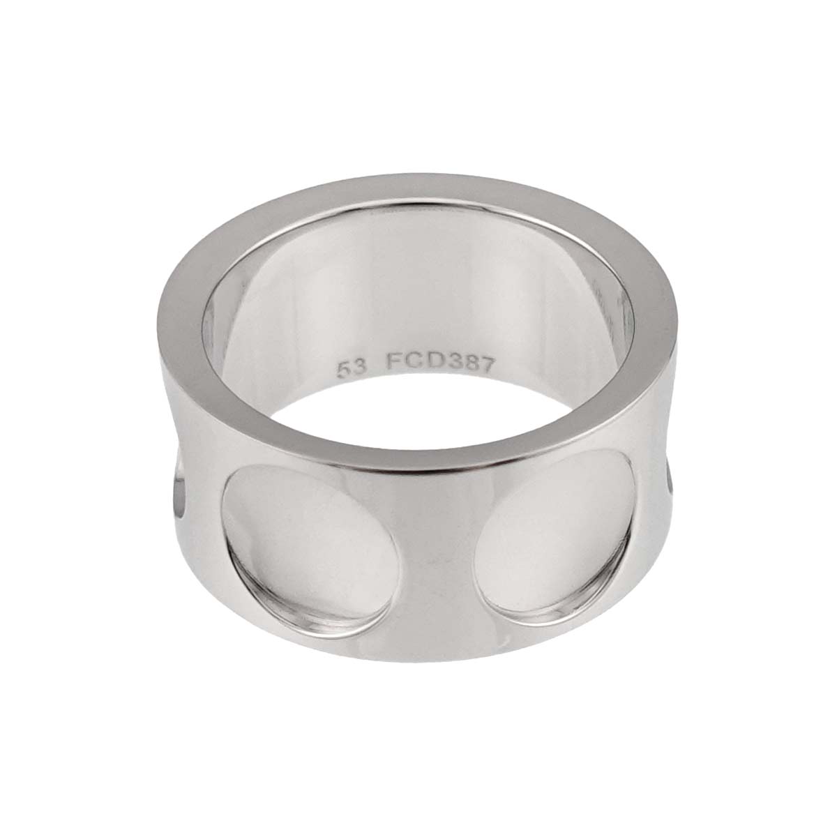 Petit Bague Empreinte Ring 18K WG 750 size53 6.25-6.5(US)