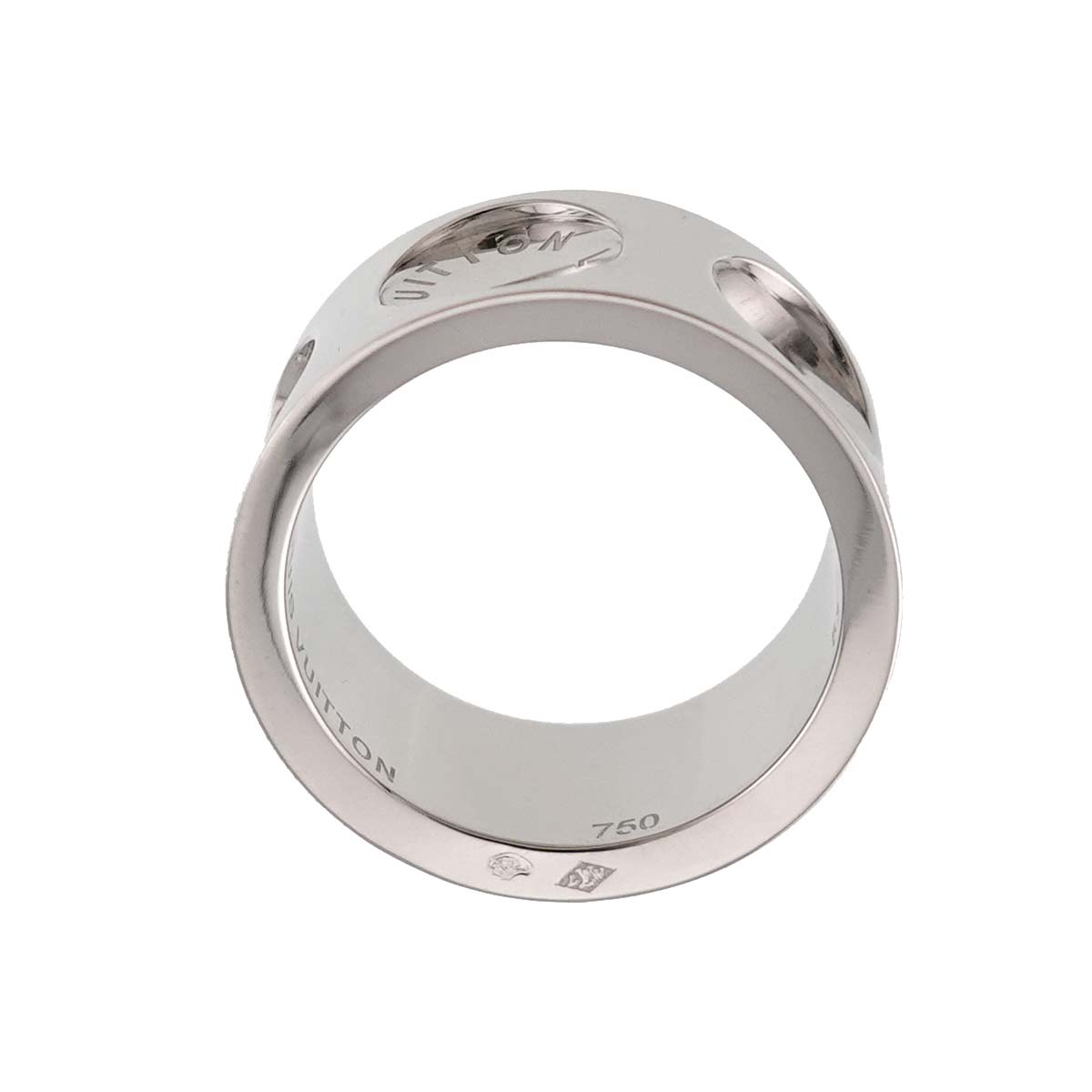 Petit Bague Empreinte Ring 18K WG 750 size53 6.25-6.5(US)