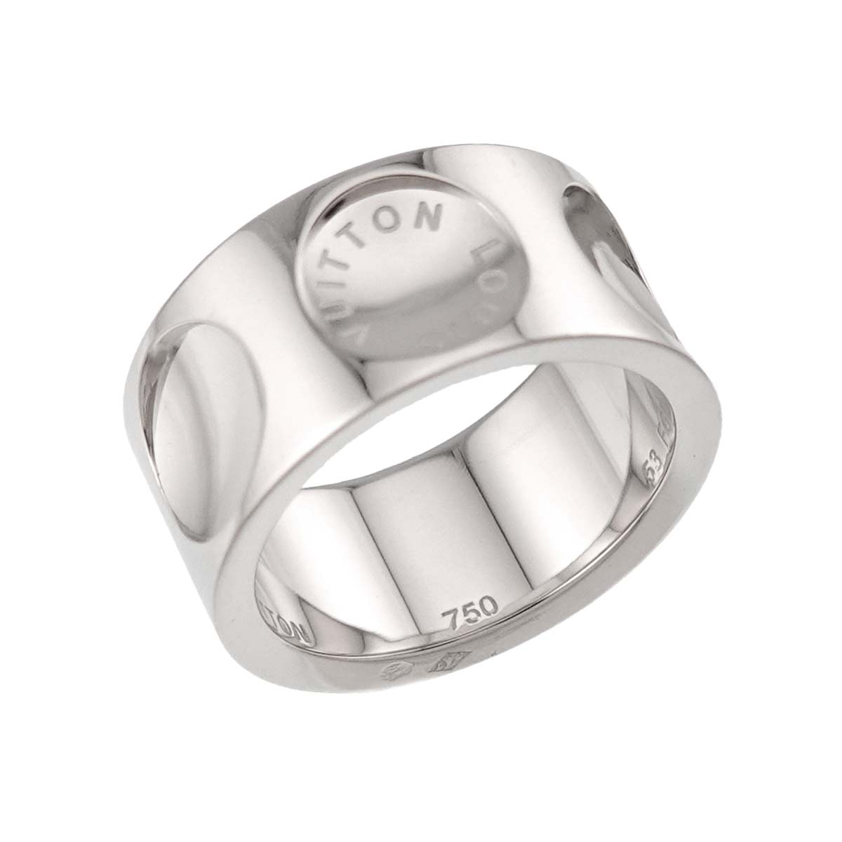Petit Bague Empreinte Ring 18K WG 750 size53 6.25-6.5(US)