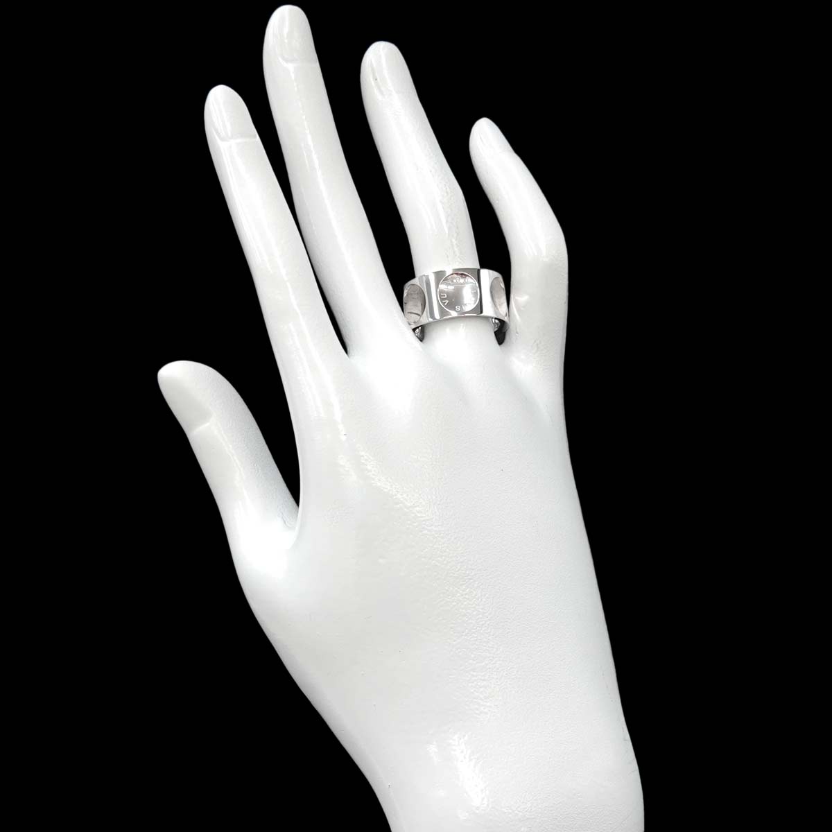 Petit Bague Empreinte Ring 18K WG 750 size53 6.25-6.5(US)