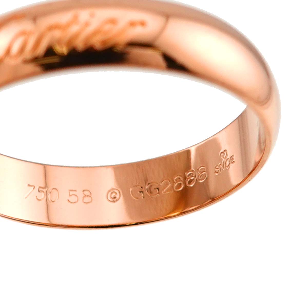 Trinity Ring 18K YG WG PG 750 Size58 8.25(US)