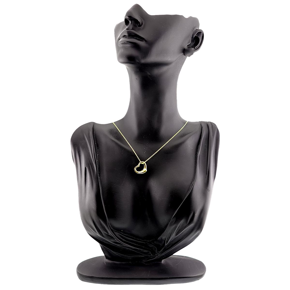 Open Heart Necklace 18K Yellow Gold 750