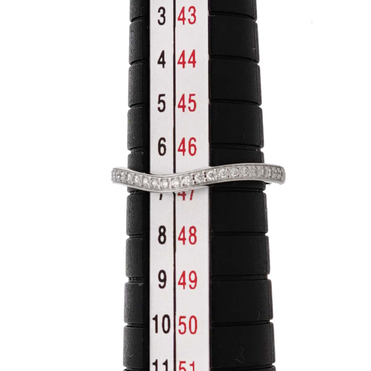 Ballerine curve Diamond Ring Pt Pt size4-4.5(US)