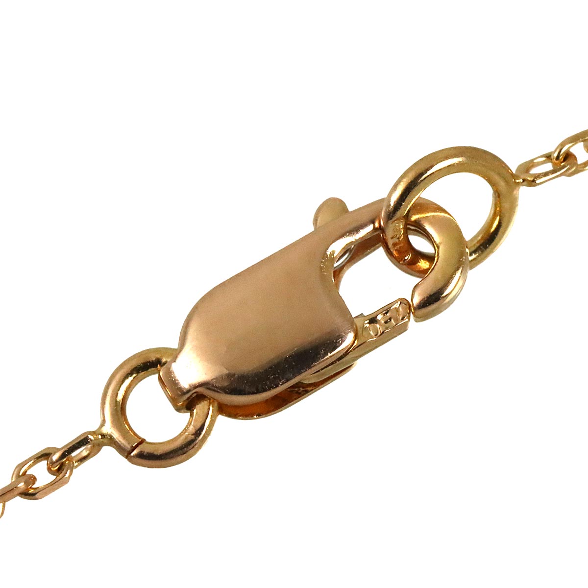 Sweet Alhambra Carnelian Necklace 18K PG 750