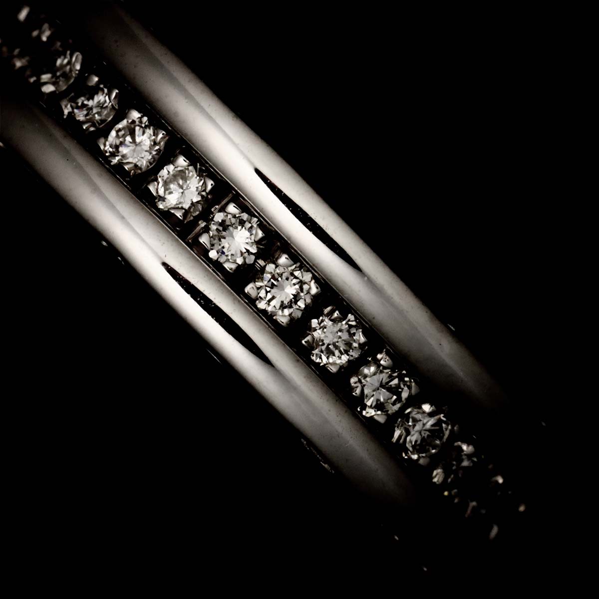 B-zero1 1Band Diamond Ring 18K WG 750 size46 3.75(US)