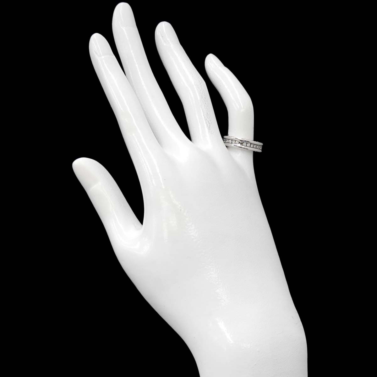 B-zero1 1Band Diamond Ring 18K WG 750 size46 3.75(US)