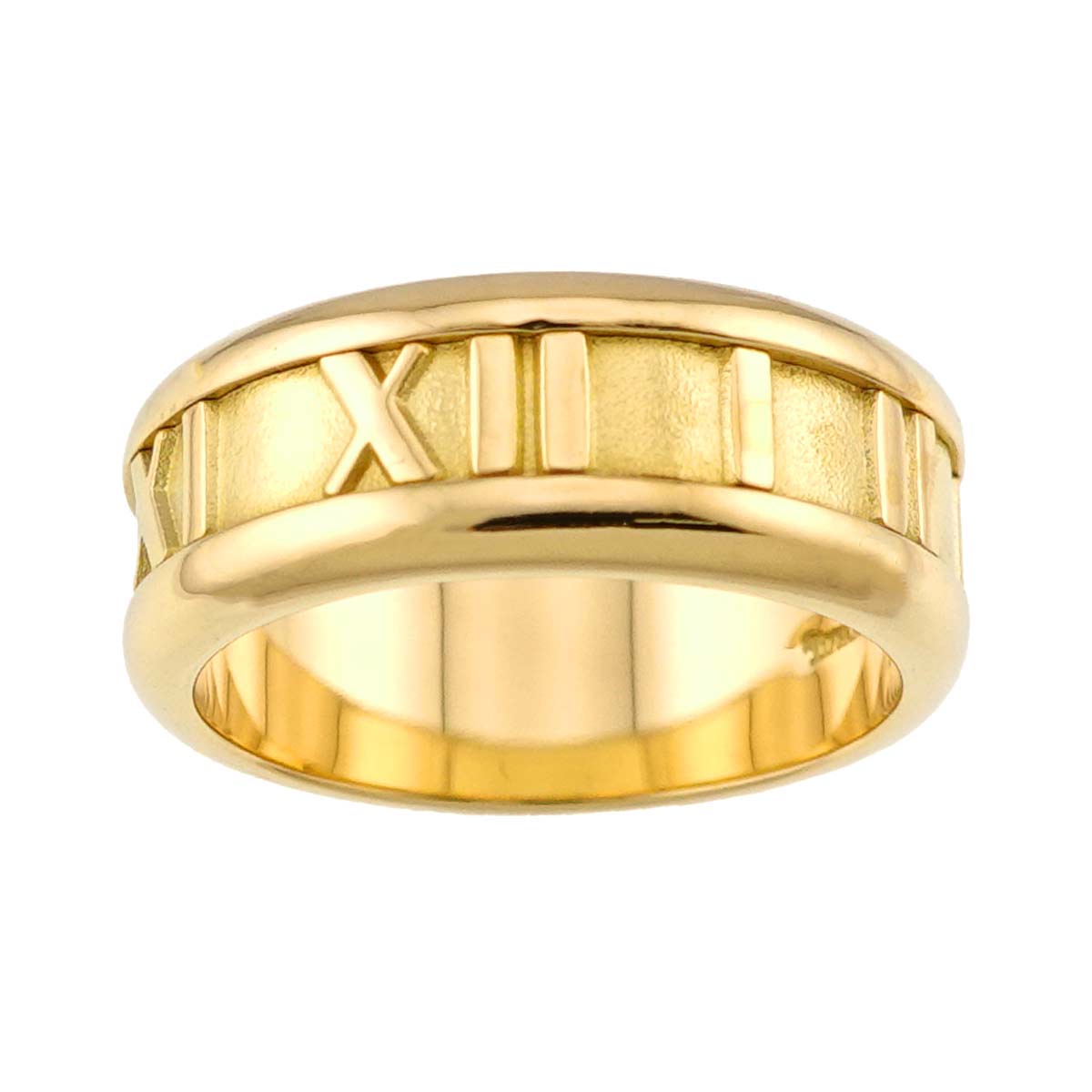 Atlas Ring 18K K18 YG 750 size4.5-4.75(US)