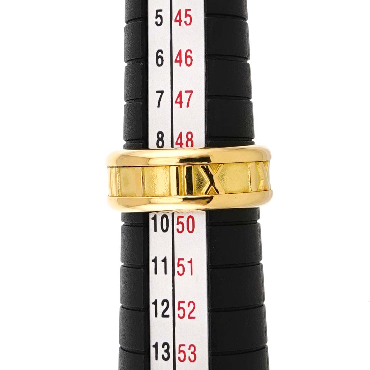 Atlas Ring 18K K18 YG 750 size4.5-4.75(US)