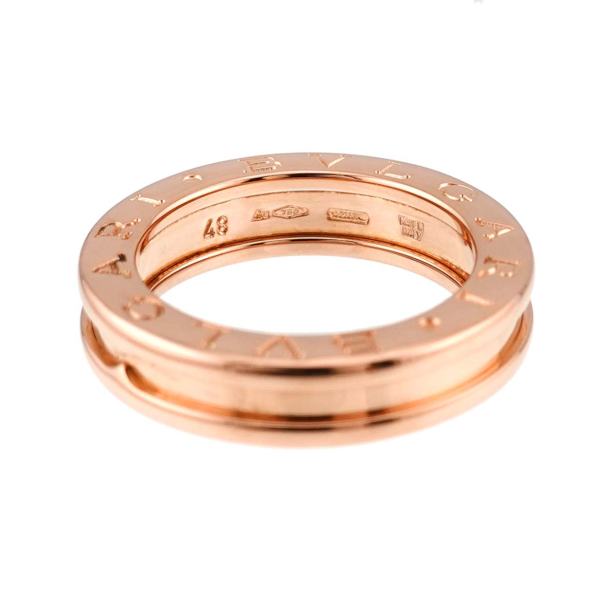 B-ZERO1 1Band Ring 18K Pink Gold 750 Size48 4.5(US)