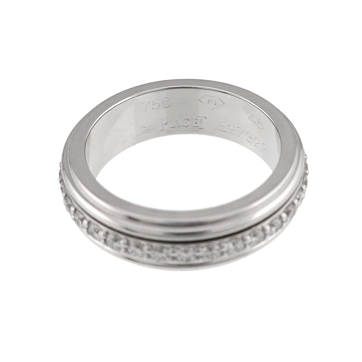 Possession Diamond Ring 18K White Gold 750 size48 4-4.5(US)
