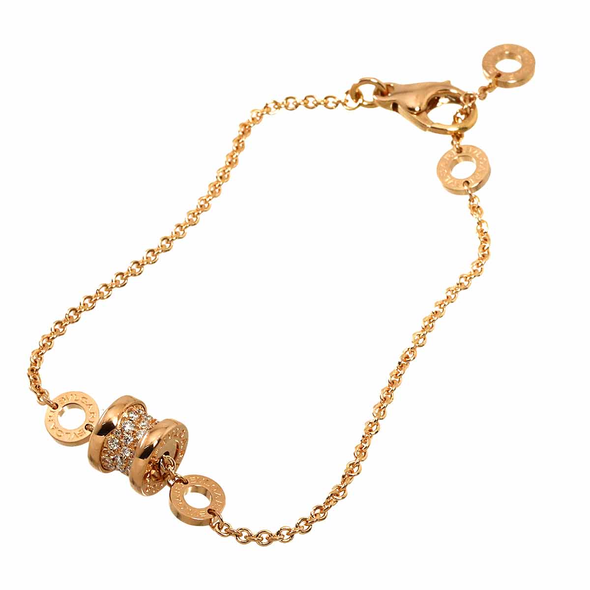 B-zero1 Diamond Bracelet 18K Pink Gold 750