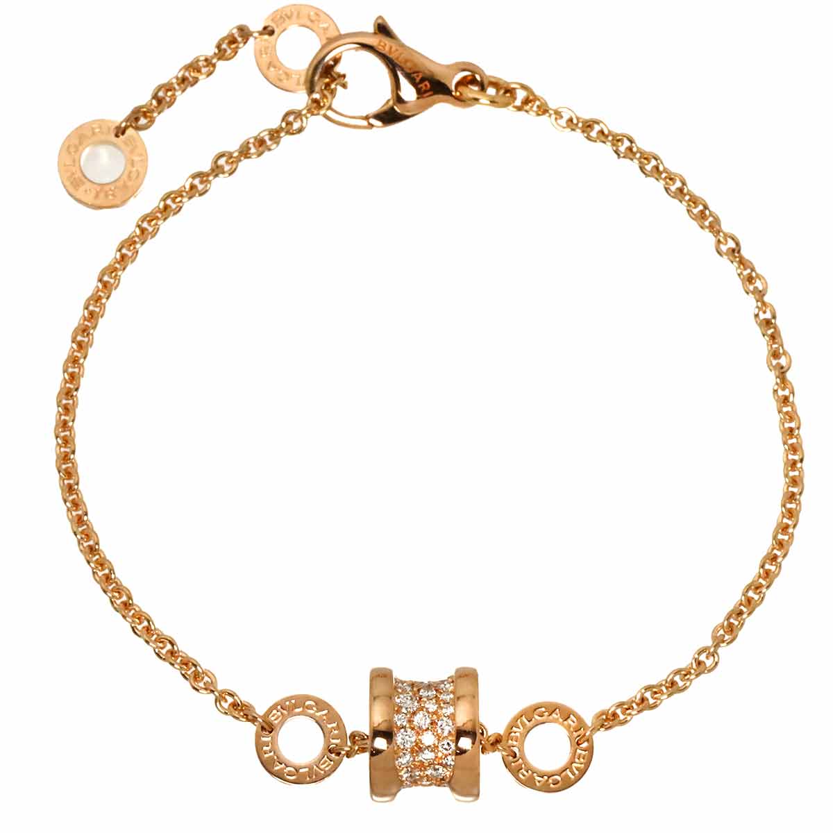 B-zero1 Diamond Bracelet 18K Pink Gold 750