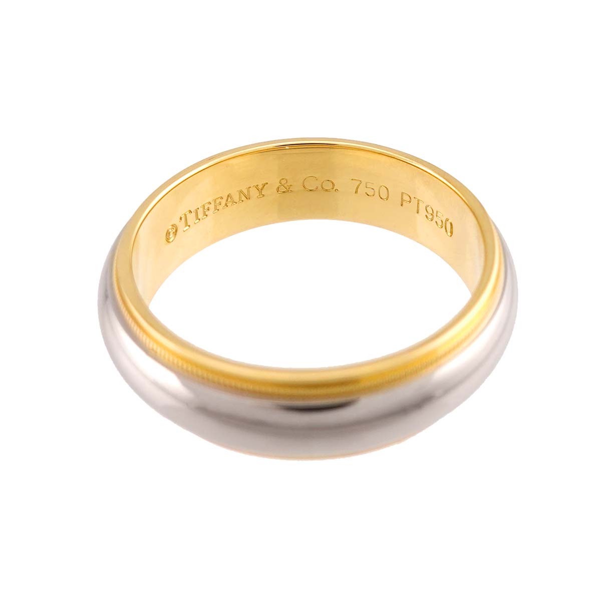 Milgrain Band Ring 18K YG 750 Pt Size8.25-8.75(US)