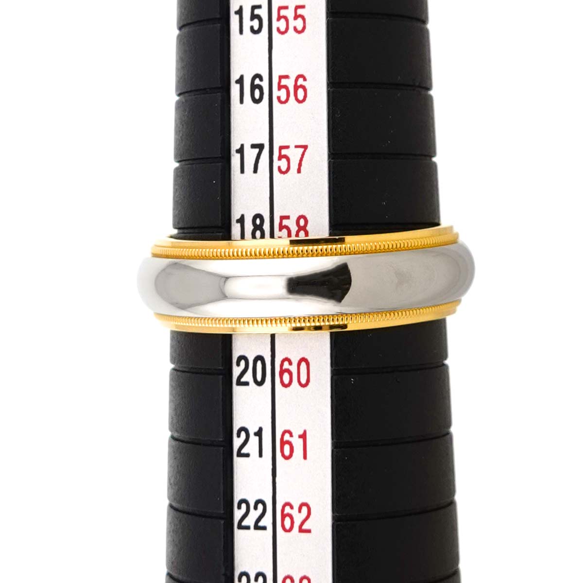 Milgrain Band Ring 18K YG 750 Pt Size8.25-8.75(US)