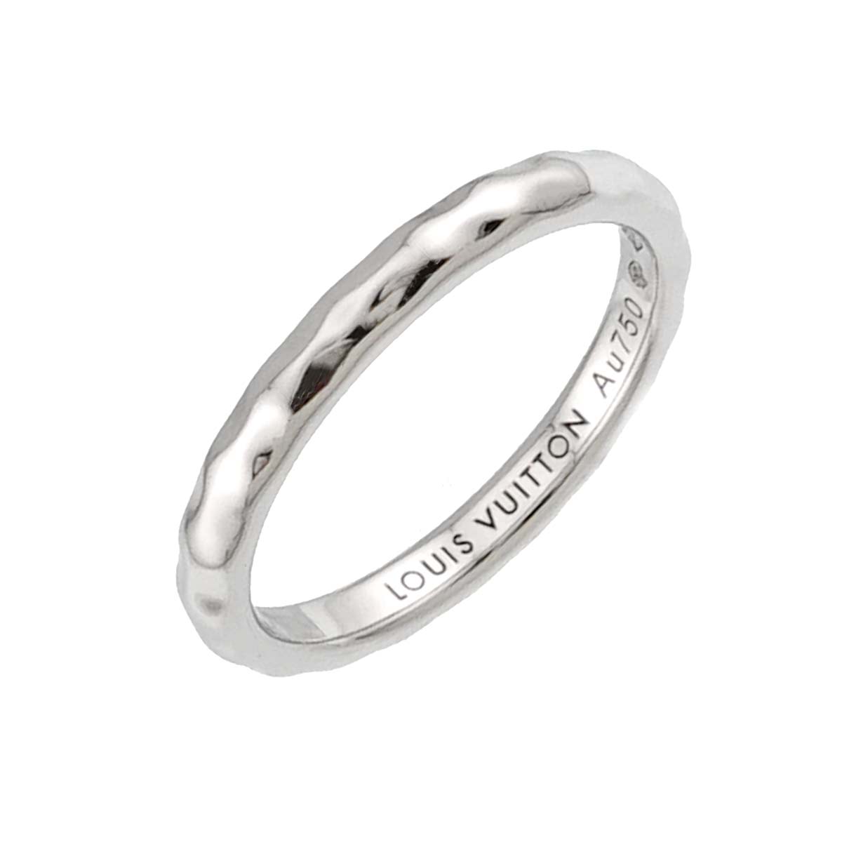 Alliance Monogram Ring 18K WG 750 size54 6.75(US)