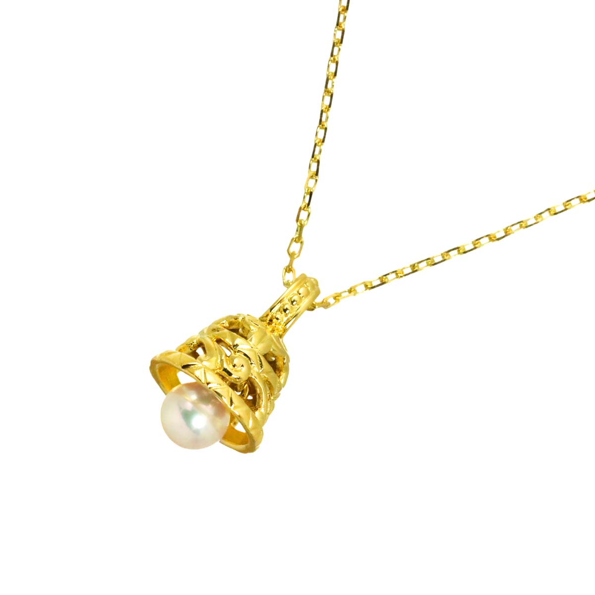 Akoya Pearl 5.3mm Necklace 18K YG 750