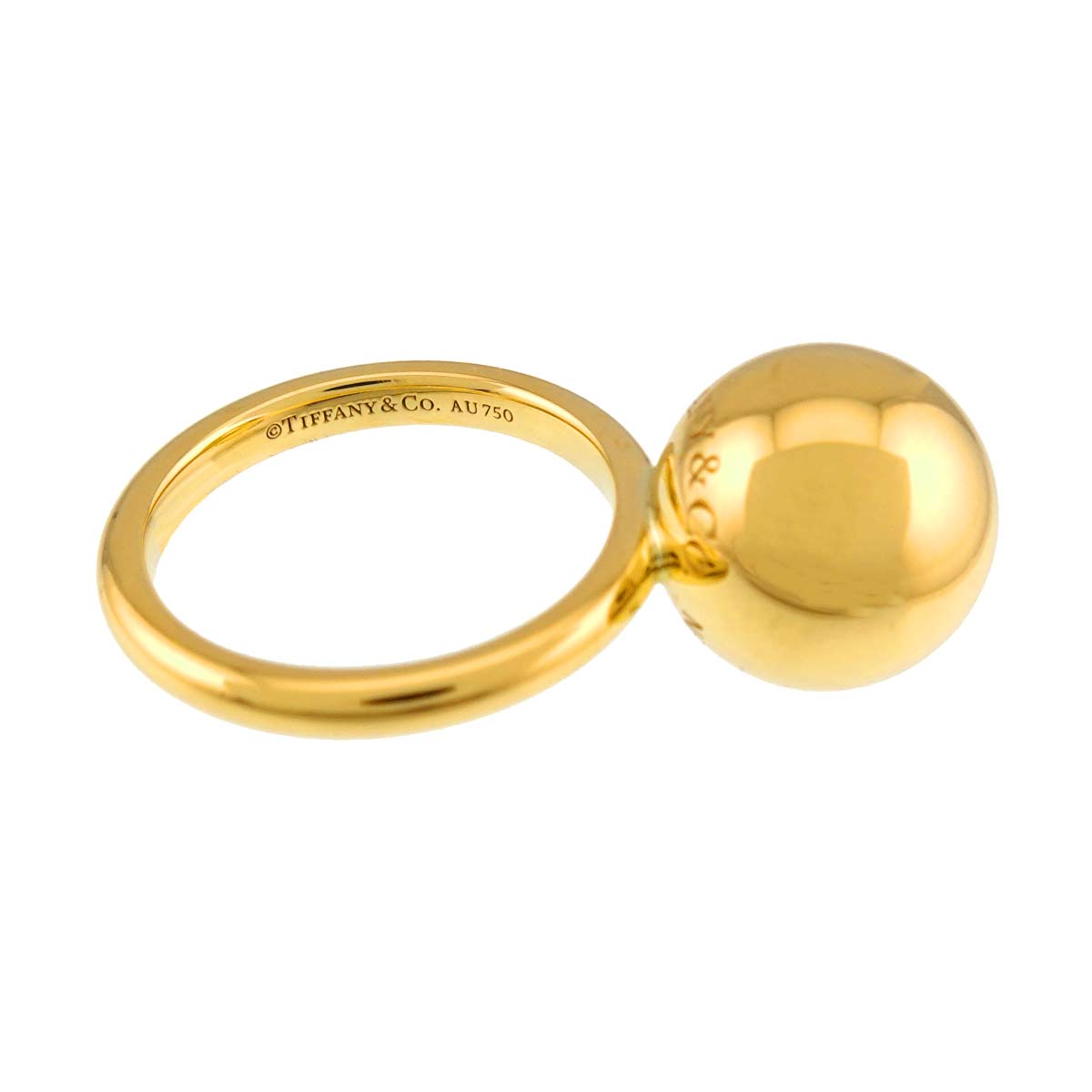 HardWear ball Ring 18K Yellow Gold 750 Size 4.75-5(US)