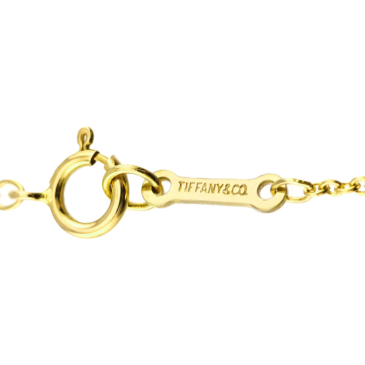 Open Heart Necklace 18K Yellow Gold 750