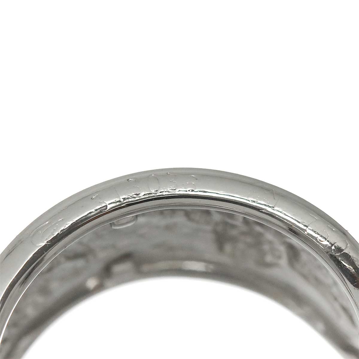 Sapphire Ring K18 WG 750 Size6.75(US)