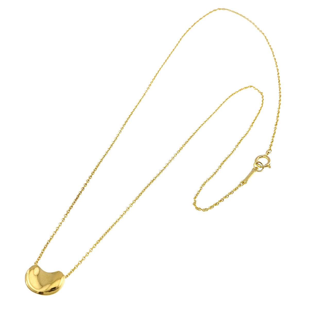Bean Necklace 18K Yellow Gold 750