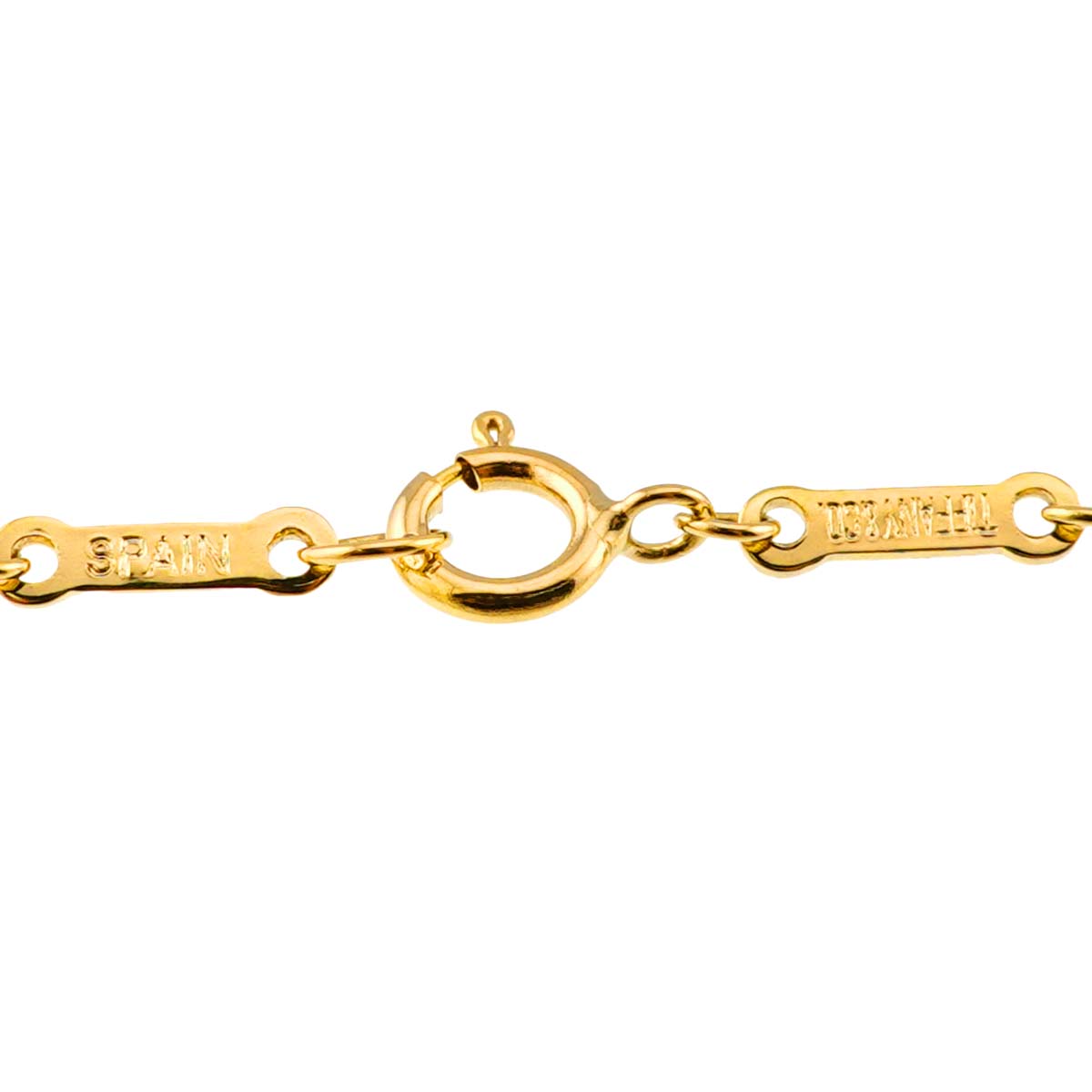Open Heart Necklace 18K Yellow Gold 750