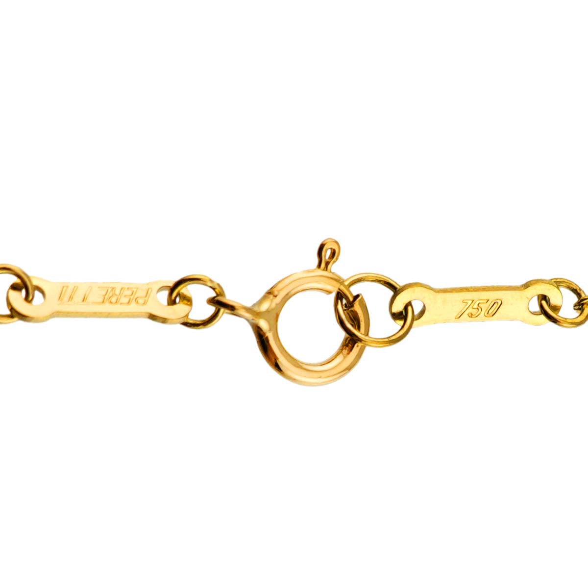 Open Heart Necklace 18K Yellow Gold 750