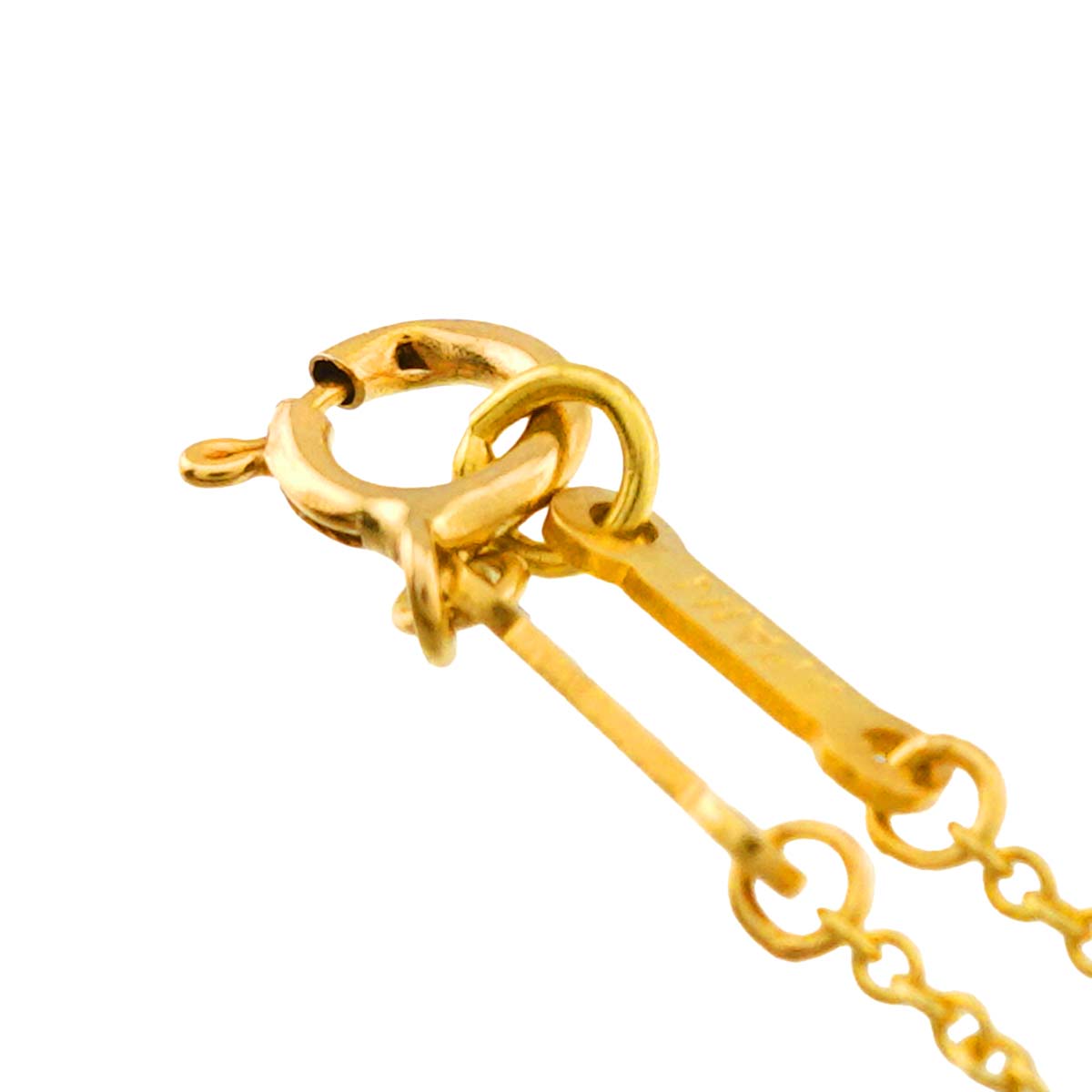 Open Heart Necklace 18K Yellow Gold 750