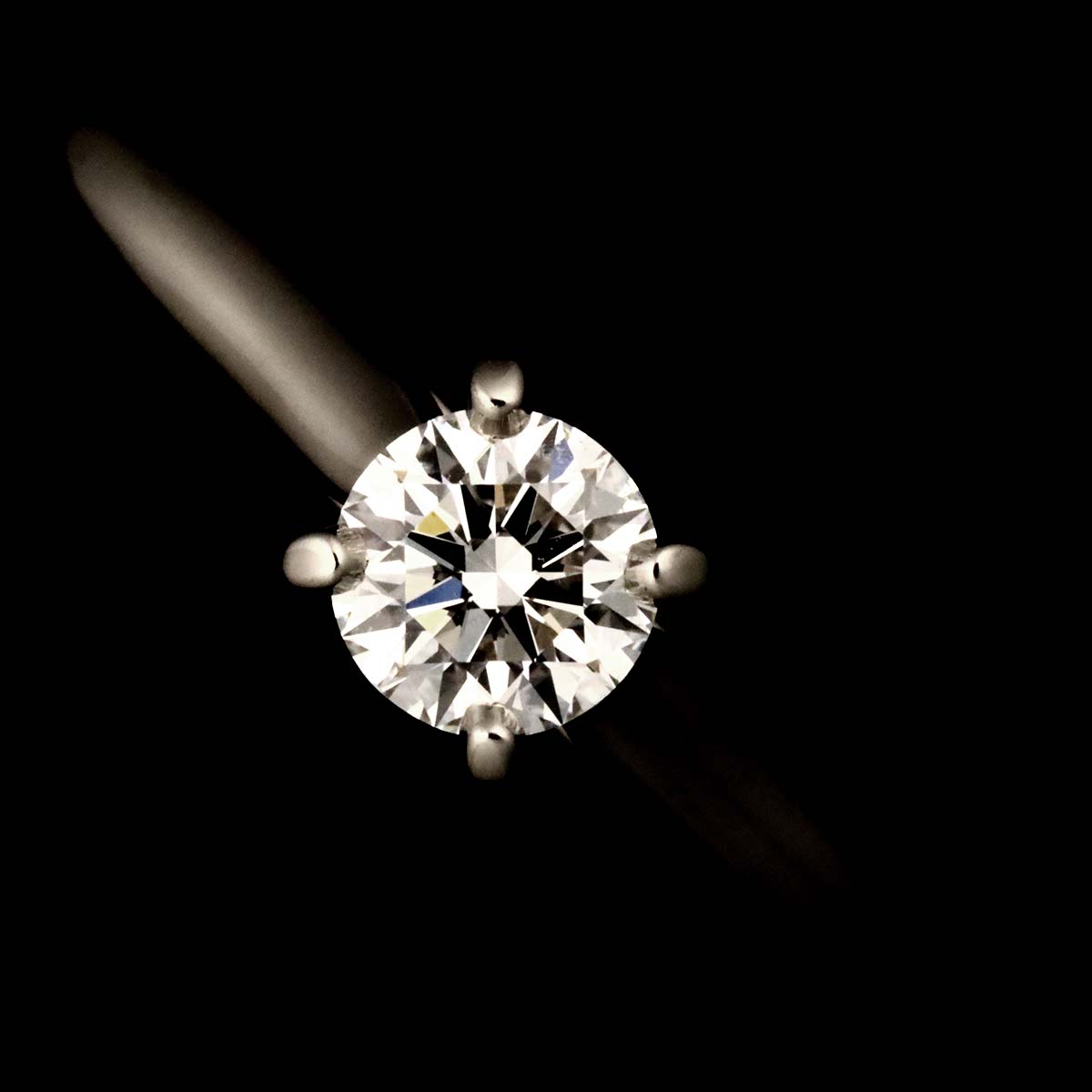 Diamond 0.32ct D/VS1/3EX Ring Platinum size49 4.75-5(US)