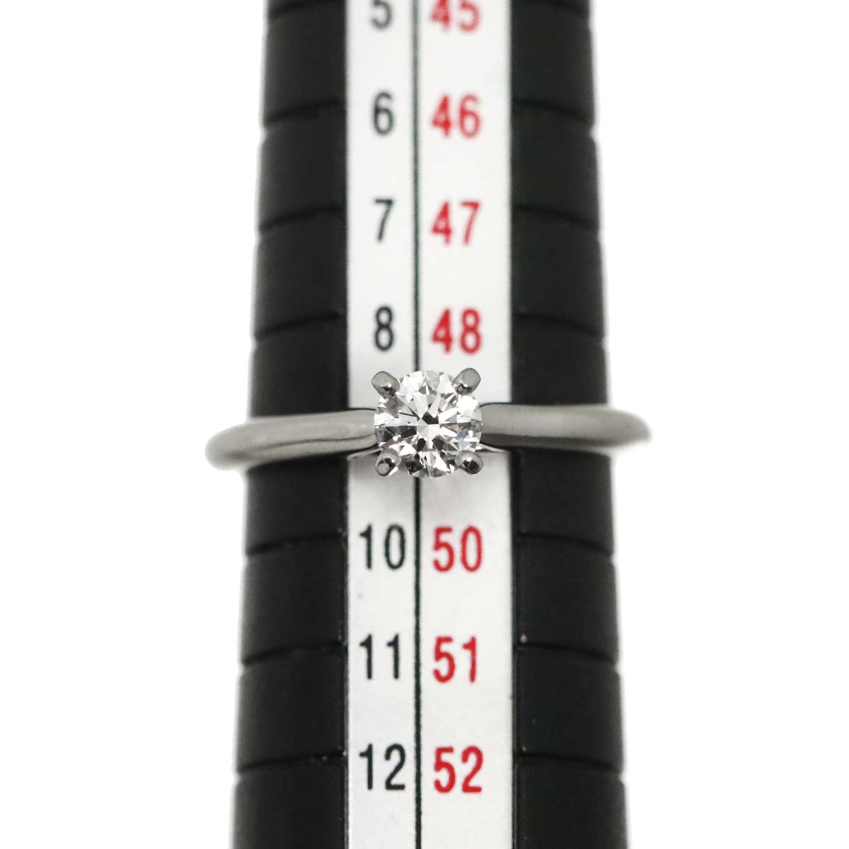 Diamond 0.32ct D/VS1/3EX Ring Platinum size49 4.75-5(US)