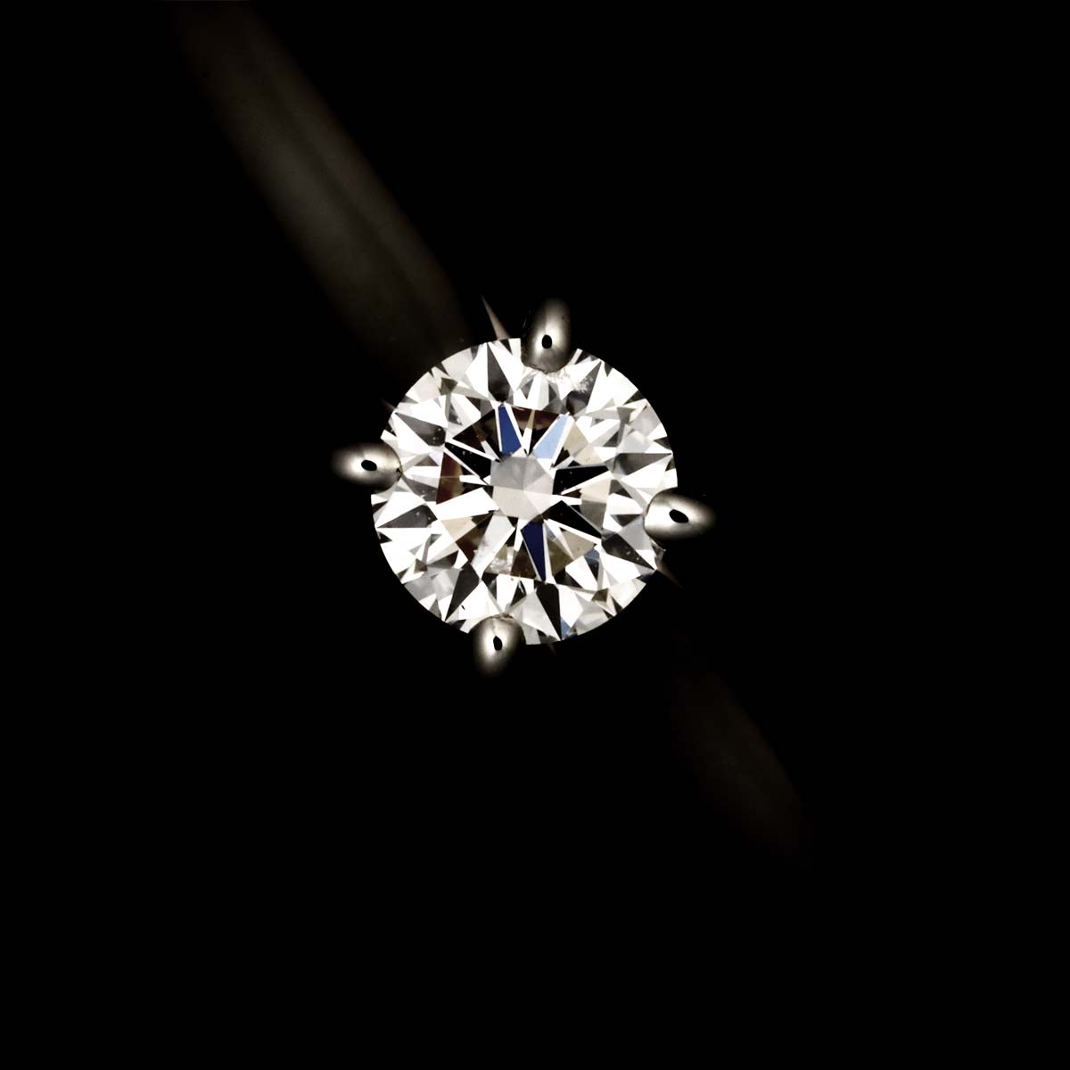 Diamond 0.27ct E/VS1/3EX Ring Platinum size52 6(US)